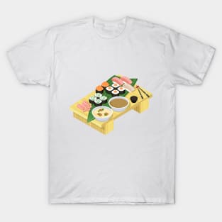 Kawaii Sushi Plate T-Shirt